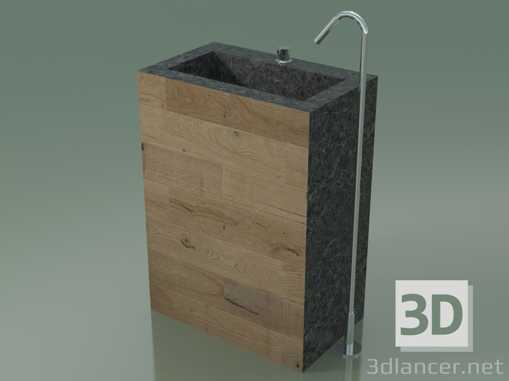 modèle 3D Lavabo (D10) - preview