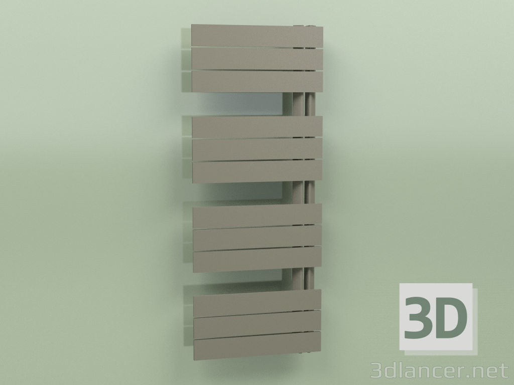 modello 3D Scaldasalviette - Elato (1130 x 450, RAL - 7013) - anteprima