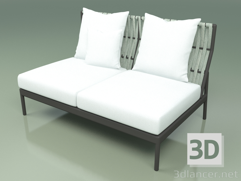 3d model Módulo de sofá central 106 (Belt Mint) - vista previa