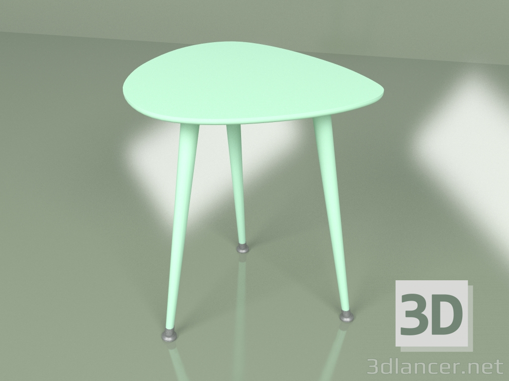 3d model Mesa auxiliar Drop monocromo (ola de mar) - vista previa