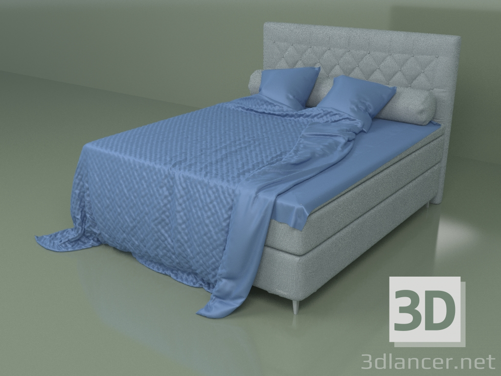 Modelo 3d Cama de casal Continental 1000 - preview