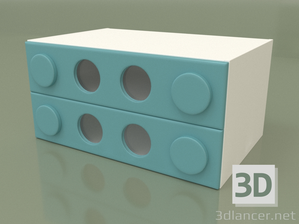 3d model Small chest of drawers (Mussone) - preview