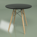 3d model Mesa de comedor Eiffel diámetro 70 (negro) - vista previa