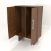 3D Modell Kleiderschrank B 02 (800x400x1200 offen, Holzbraun hell) - Vorschau