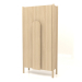 modèle 3D Armoire à longues poignées W 01 (800x300x1600, bois blanc) - preview