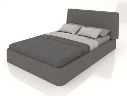 Letto matrimoniale Picea 1400 (grigio)