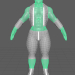 Modelo 3d Humana - preview