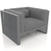 3d model Lounge chair (Anthracite) - preview