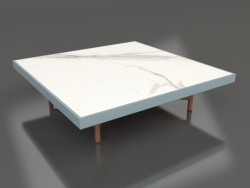 Quadratischer Couchtisch (Blaugrau, DEKTON Aura)