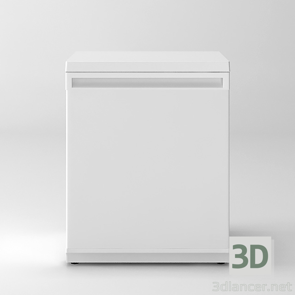 modèle 3D de minifridge acheter - rendu