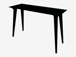 Mesa consola (fresno teñido negro 40x110)