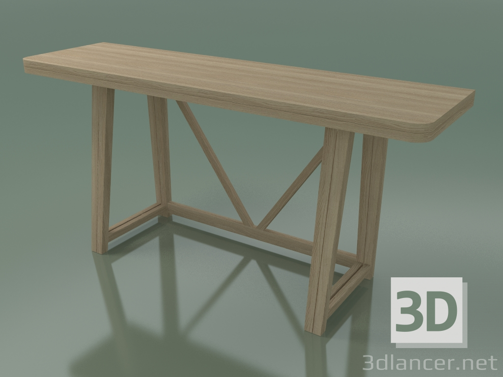 3d model Folding console table (51, Rovere Sbiancato) - preview