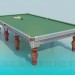 3D Modell Billard-Tisch - Vorschau