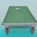 3D modeli Bilardo masası - önizleme