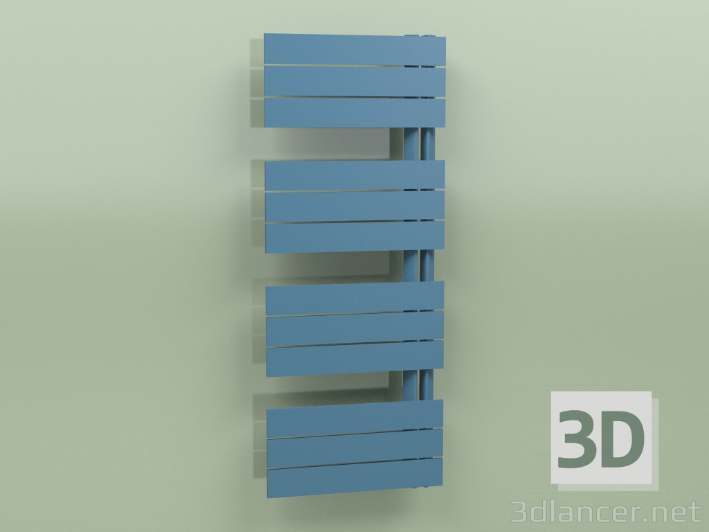 3d model Heated towel rail - Elato (1130 x 450, RAL - 5001) - preview