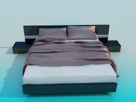 3d model Bed - preview