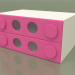 3d model Cajonera pequeña (rosa) - vista previa