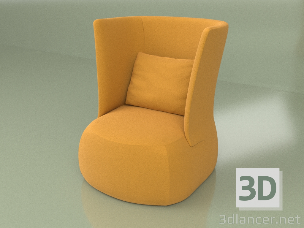 modèle 3D Fauteuil Pandora I - preview