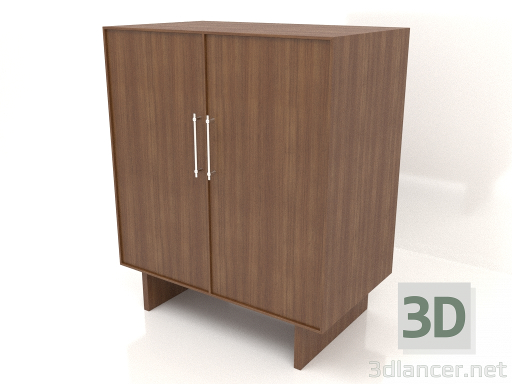 3d модель Шафа W 02 (1000x600x1200, wood brown light) – превью