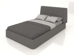 Cama de casal Picea 1200 (cinza)