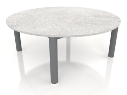 Mesa de centro D 90 (Antracite, DEKTON Kreta)
