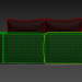 3d Sofa model buy - render