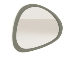 Specchio da parete piccolo ASYM (oliva)