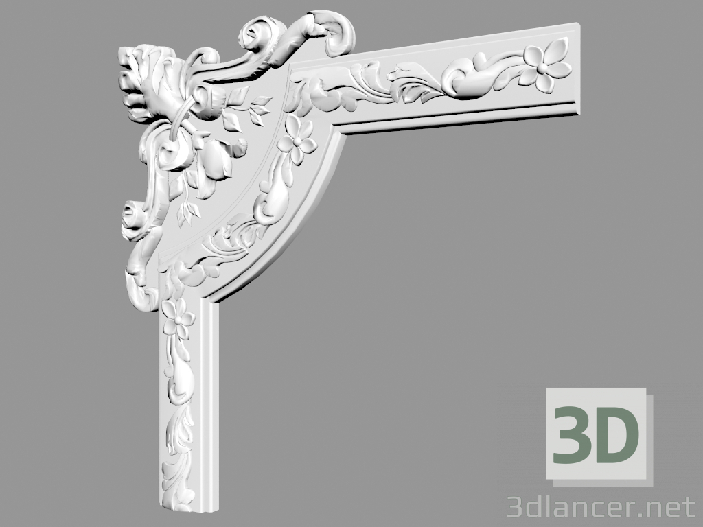 Modelo 3d Membro de canto CF605-A - preview