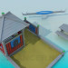 modello 3D Sandbox e swing - anteprima