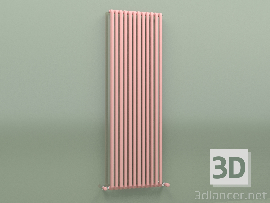 modèle 3D Radiateur SAX (H 1500 12 EL, rose - RAL 3015) - preview