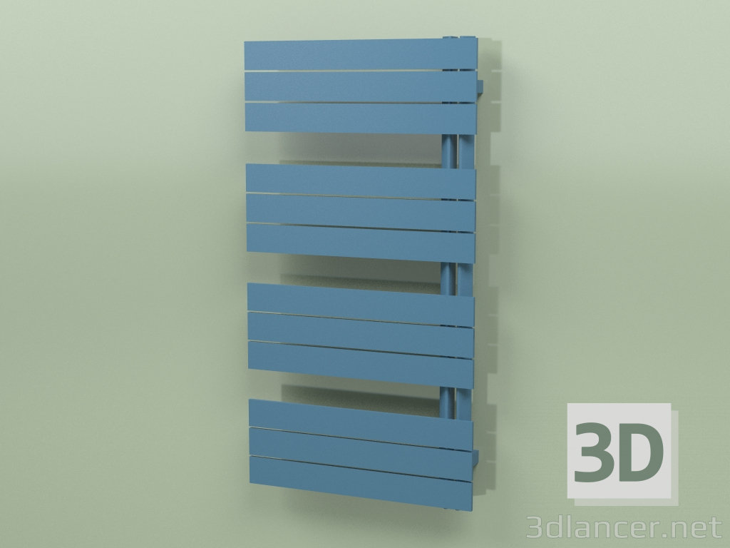 3d model Heated towel rail - Elato (1130 x 600, RAL - 5001) - preview