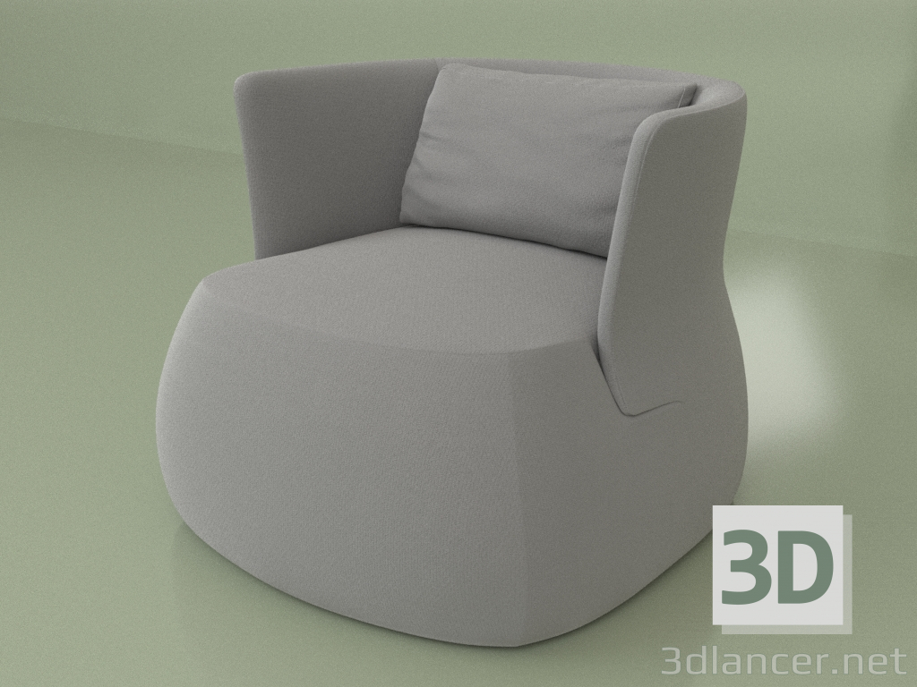 modello 3D Poltrona Pandora II - anteprima