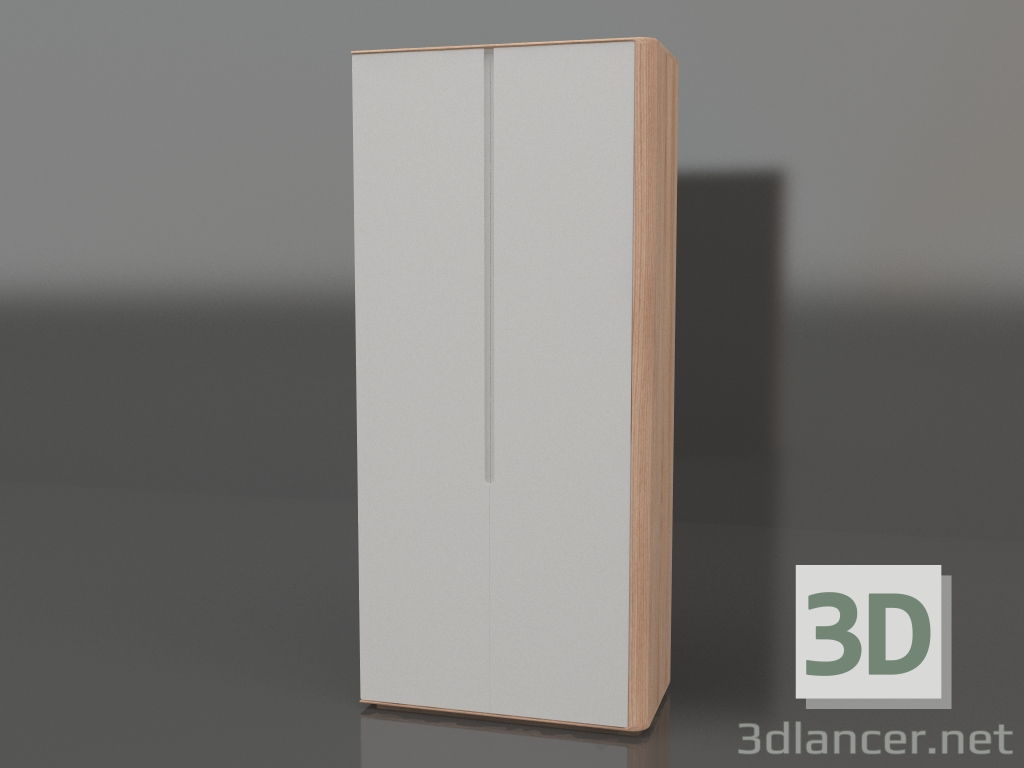 3d model Ena wardrobe basic module right wide - preview