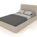 modello 3D Letto matrimoniale Picea 1200 (beige) - anteprima