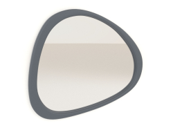 Wall mirror small ASYM (slate)
