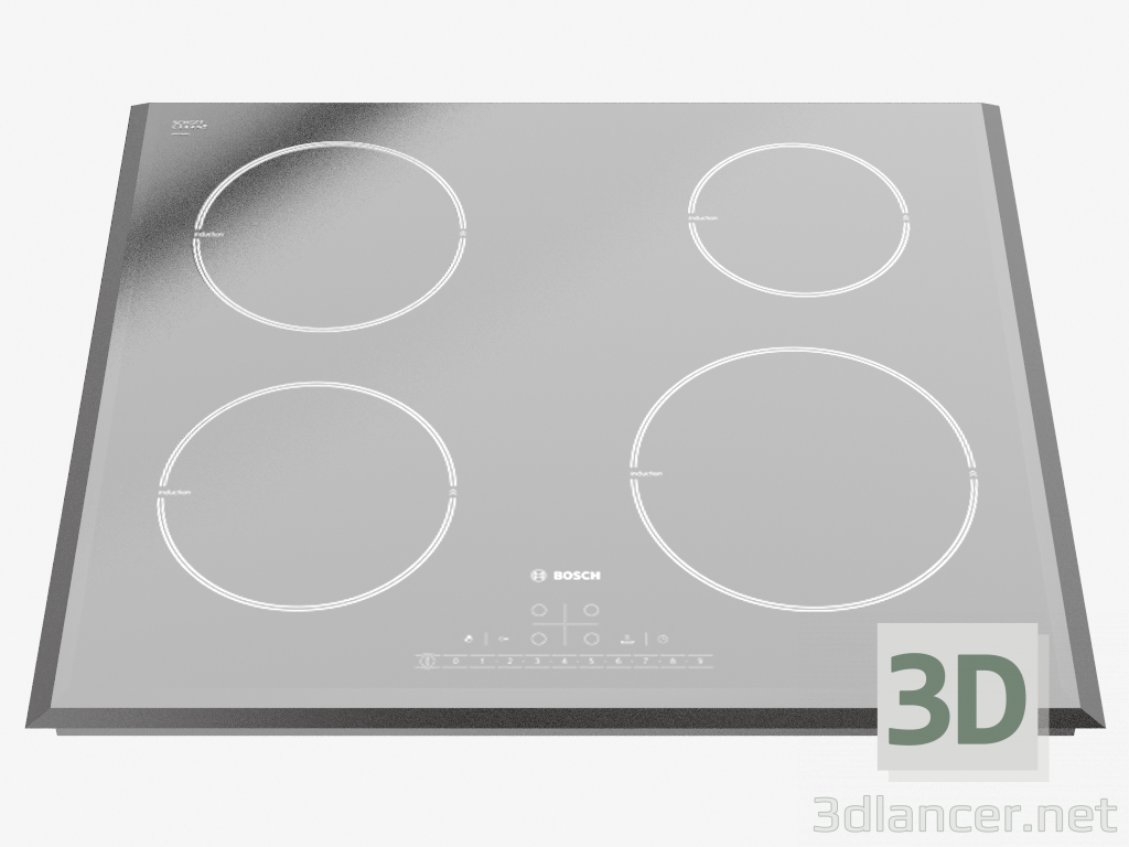 Modelo 3d Fogão de indução incorporado PIE651F17E - preview