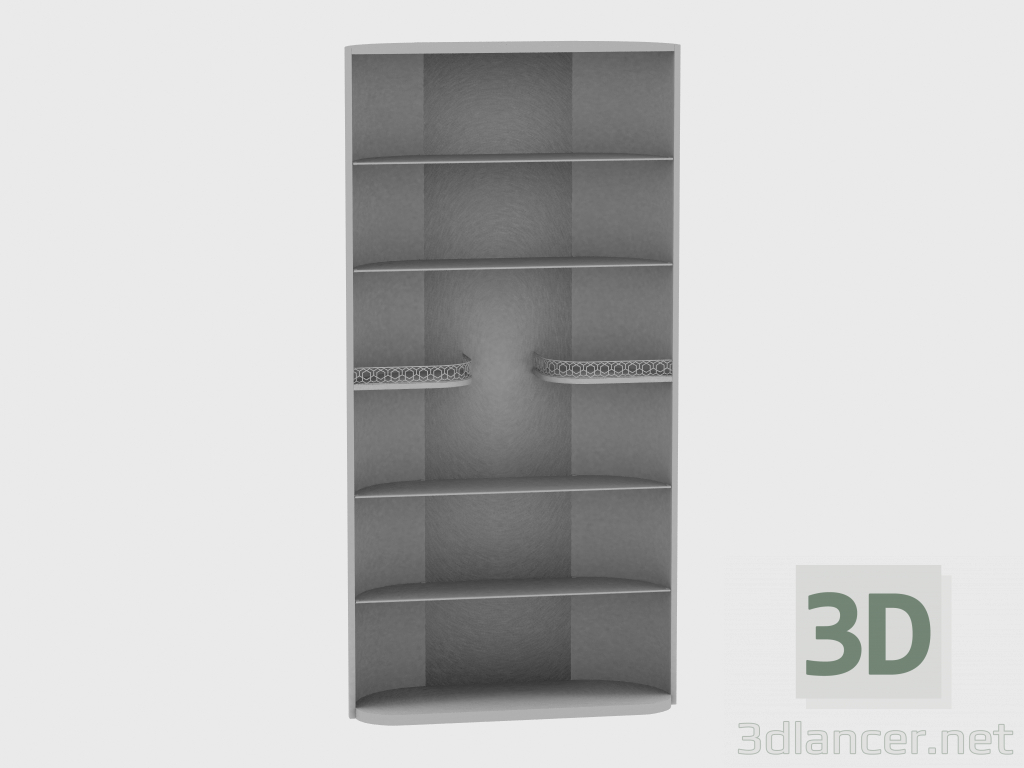 modello 3D Vetrina HENNESY DISPLAY UNIT (110x42x220) - anteprima