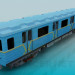 Modelo 3d Vagão do metrô - preview