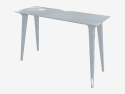 Mesa consola (fresno lacado blanco 40x110)