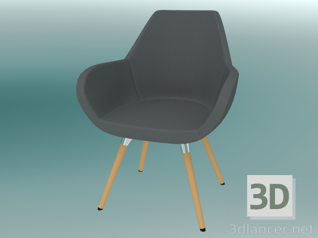 3d model Conference Chair (10HW) - preview