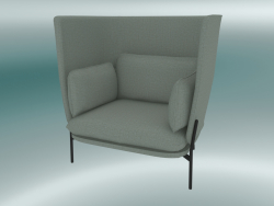 Armchair Cloud (LN5, 90x111 H 120cm, Warm black legs, Sunniva 2 717)