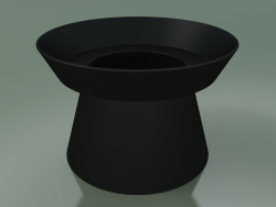 Vase Giravolta - Vase C (Noir Mat)