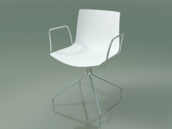 Chair 0257 (swivel, with armrests, polypropylene PO00101)