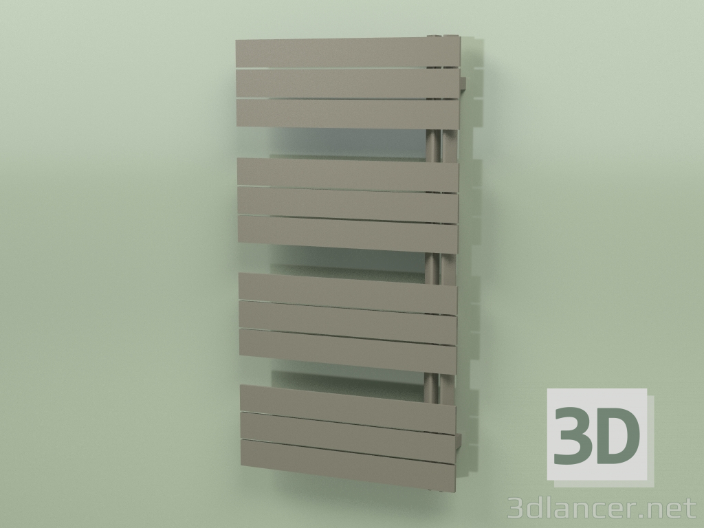 3d model Heated towel rail - Elato (1130 x 600, RAL - 7013) - preview