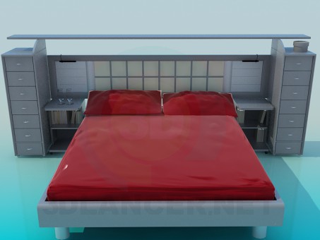 modèle 3D Lit - preview