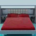 modèle 3D Lit - preview