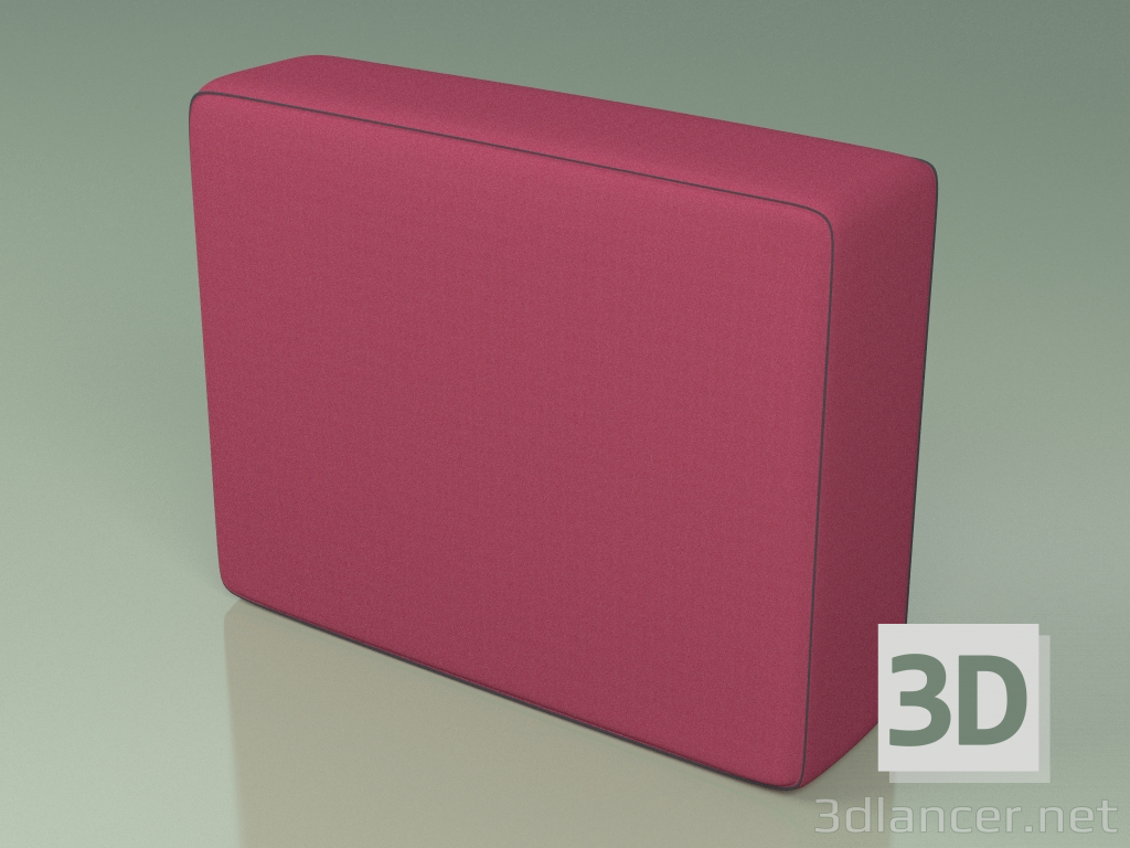 3d model Sofa module 007 (back) - preview