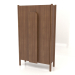 modèle 3D Armoire à longues poignées W 01 (800x300x1400, bois brun clair) - preview