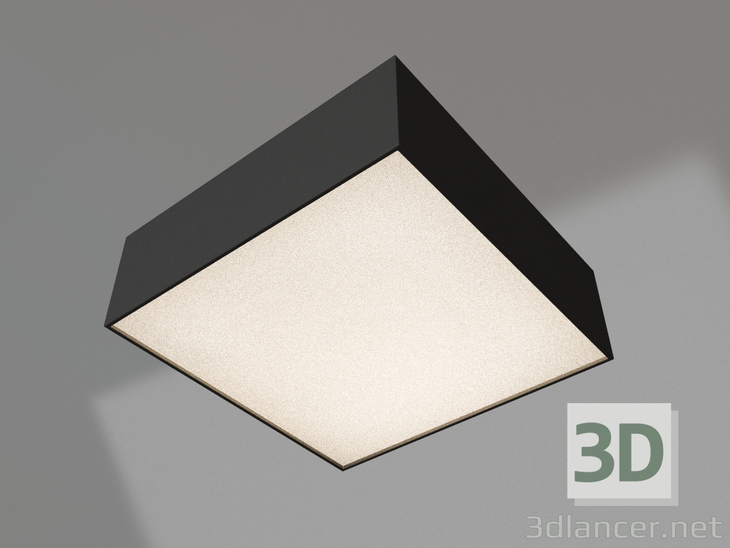 3D modeli Lamba IM-QUADRO-ACİL-3H-S175x175-19W Day4000 (BK, 120 derece, 230V) - önizleme