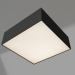 modello 3D Lampada IM-QUADRO-EMERGENCY-3H-S175x175-19W Day4000 (BK, 120 gradi, 230V) - anteprima